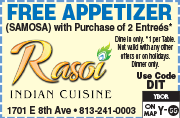 Special Coupon Offer for Rasoi Indian Cuisine